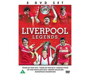 Liverpool Legends - 5 DVD SET LFC Football Club Team of the 70s Team of the 80s Kenny Dalglish European Champions Dream Team of 70s/80s