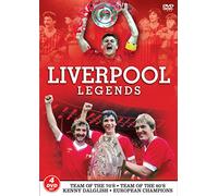 Liverpool Legends FC Football Club Legends 4 Disc DVD Team of the 70s Team of the 80s Kenny Dalglish European Champions