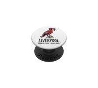 Liverpool Merseyside England Zine-Ink Hígado Bird PopSockets PopGrip Adhesivo