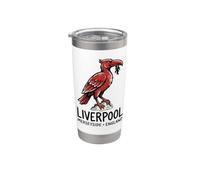 Liverpool Merseyside England Zine-Ink Hígado Bird Vaso térmico de acero inoxidable de doble pared