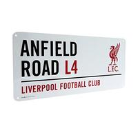 Liverpool Official Anfield Road L4 - Cartel de Calle de Metal, Multicolor