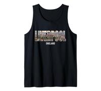 Liverpool Prefecture Inglaterra Ciudad Reino Unido Vintage Camiseta sin Mangas