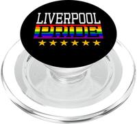 Liverpool Pride Gay Lesbianas Queer LGBT Rainbow Flag PopSockets PopGrip para MagSafe