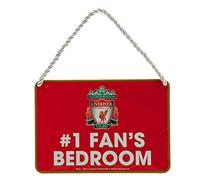Liverpool - Señal de Dormitorio Unisex con Texto en inglés No 1 Fan, Multicolor