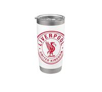 Liverpool United Kingdom - Sello postal, diseño de pájaro hígado Vaso térmico de acero inoxidable de doble pared