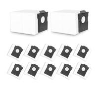 liveryde 12 Bolsas Compatibles con Dreame D10 Plus Gen 2 / L10s Ultra Gen 2 / L40 X40 X50 Ultra Complete / L10s Pro Ultra Heat / L10s Plus/Mova E30 Ultra Accesorios Recambios (NO para D10 Plus)