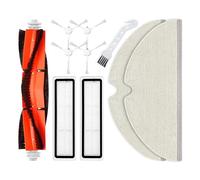 liveryde Accesorios de repuesto compatibles para Dreame D9, L10 Pro, D9 Max, D9 Pro, 1 cepillo principal, 4 cepillos laterales, 2 filtros Hepa, 2 paños de limpieza (NO Para D9 Max White)