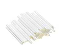 Lives on Green 7,6 x 0,5 cm Short Mini Paper Straws, Stirrer Straws, Stir Sticks for Coffee & Cocktail, White, 500 Counts, Eco-friendly Biodegradable