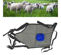 Livestock Anti-Breeding Apron with Adjustable Straps,Ewes Breeding Apron,Adjustable Anti-Mating Skirt for Sheep,Breeding Control Goat Skirt,Mesh Material,Size 25.3 × 14.1in,for Farms and (Color:azul)