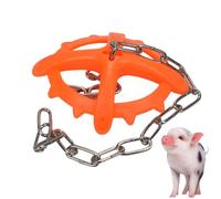 Livestock Chew Toy - Juguete de prevención de combate, equipo de entretenimiento con cadena, para animales de granja doméstica, Cattle Goats Sheep Pets, ayuda a consumir exceso de energía, reduce el