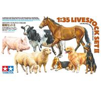 Livestock Set II 1 :3 5 Plástico Modelo Kit Tamiya