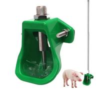 Livestock Waterer Drinking Bowl, Stainless Steel Heavy Duty Drinking Water Bowl with Automatic Water Dispenser System, Durable Farm Animal Waterer for Cattle, Horses, Goats, and Sheep, Easy to Clean