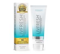 LIVFRESH Gel de pasta de dientes, clínicamente probado para eliminar la placa un 250% mejor, mejora la salud de las encías un 190% mejor, previene y reduce el sarro, menta