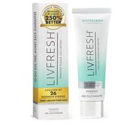 LIVFRESH Gel de pasta de dientes, clínicamente probado para eliminar la placa un 250% mejor, mejora la salud de las encías un 190% mejor, previene y reduce el sarro, refresca el aliento, gel dental