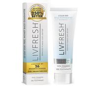 LIVFRESH Gel dental (Formerly LivFREE) - Clinically Proven to Remove Plaque 250% Better (Color Free + Mild Peppermint + Non-Foaming)