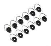 LivGrain 12 anillos en D de nailon para accesorios de kayak, anillo de amarre de carga, ajuste de cubierta de barco sin pernos (ovalado)