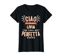 Livia Idea Regalo Personalizzata Amica Nome Divertente Camiseta