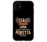 Livia Idea Regalo Personalizzata Amica Nome Divertente Carcasa para iPhone 11