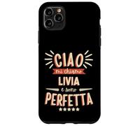 Livia Idea Regalo Personalizzata Amica Nome Divertente Carcasa para iPhone 11 Pro MAX