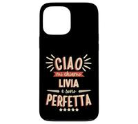 Livia Idea Regalo Personalizzata Amica Nome Divertente Carcasa para iPhone 13 Pro MAX