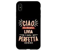 Livia Idea Regalo Personalizzata Amica Nome Divertente Carcasa para iPhone XS MAX