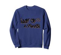 Livin' on a Prayer: Inspire Perseverance and Strength Sudadera