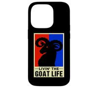 Livin' The Goat Life Retro Vintage Carcasa para iPhone 14 Pro