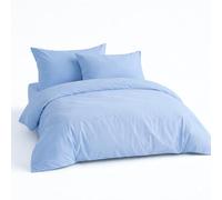 LivinEase Funda Nordica Cama 180 - Microfibra Juego de Funda Nordica 240x260 cm y 2 Fundas de Almohada 65x65 cm - Juego de Funda nórdica Azul