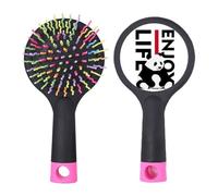 Living Enjoying - Cepillo de pelo para desenredar el cabello, diseño de animales panda