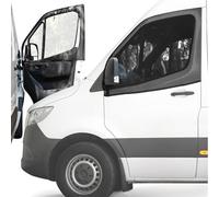 Living in a Bubble Mosquitera magnética para puerta delantera (par), tamaño universal para velocistas, Metris, Ford Transit y otras furgonetas y coches - Car Living Essentials y accesorios de Van Life