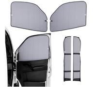 Living in a Bubble Vanlife - Cubiertas opacas aisladas para ventana delantera para Mercedes Benz Sprinter, accesorios de caravana, parasoles imprescindibles de Vanlife y Van Life Essentials (par)