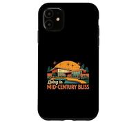 Living in Mid Century Bliss MCM House Design Carcasa para iPhone 11