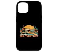 Living in Mid Century Bliss MCM House Design Carcasa para iPhone 13