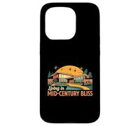 Living in Mid Century Bliss MCM House Design Carcasa para iPhone 15 Pro