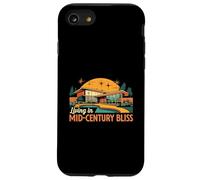 Living in Mid Century Bliss MCM House Design Carcasa para iPhone SE (2020) / 7 / 8