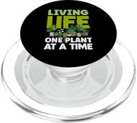 Living Life One Plant Jardinero Amante de Las Plantas de jardín PopSockets PopGrip para MagSafe