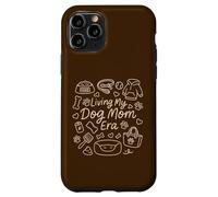 Living My Dog Mom Era, Funny Doodle Graphic Woman Carcasa para iPhone 11 Pro