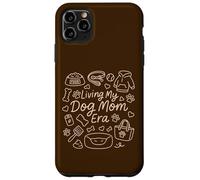 Living My Dog Mom Era, Funny Doodle Graphic Woman Carcasa para iPhone 11 Pro MAX
