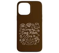 Living My Dog Mom Era, Funny Doodle Graphic Woman Carcasa para iPhone 13 Pro MAX