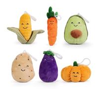 Living Nature Little Clip Verduras Peluche - Llavero, Adorno de Bolsa Lindo, Regalo para Niños y Adultos