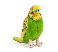 Living Nature Periquito verde con sonido, peluche realista y suave, peluche ecológico Naturli, 11,5 cm, surtido [colores aleatorios]