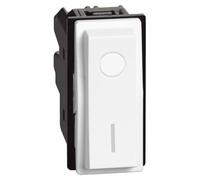 Interruptor bipolar estrechoBTICINO KW4002 Living Now1 modulo blanco