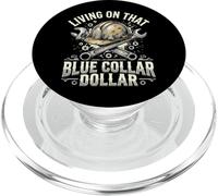 Living On That Blue Collar Dollar PopSockets PopGrip para MagSafe