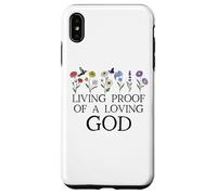 Living Proof of a Loving God Quote Christian Jesus Loves You Carcasa para iPhone XS MAX