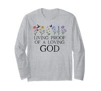Living Proof of a Loving God Quote Christian Jesus Loves You Manga Larga