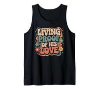 Living Proof of His Love - Cita inspiradora de Jesús Camiseta sin Mangas