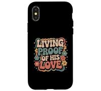 Living Proof of His Love - Cita inspiradora de Jesús Carcasa para iPhone X/XS