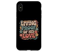 Living Proof of His Love - Cita inspiradora de Jesús Carcasa para iPhone XS MAX