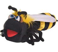 Living Puppets Doris la Abeja de Juguete de Mano, tamaño 35 cm, W838, Negro/Amarillo