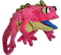 Living Puppets Guillerminchen Camaleón, marioneta de Mano Hecha Bonitos Colores, tamaño: 34 cm, W877